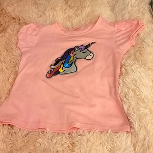 Unicorn shirt.pink.size8. Jojo siwa